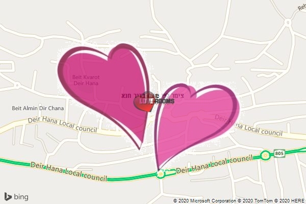 צימר לפי שעה בדיר חנא