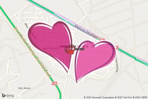 צימר לפי שעה במחולה