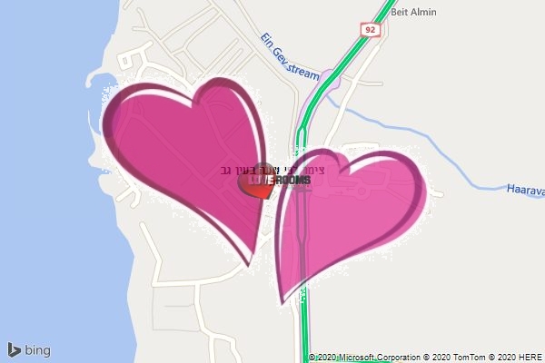 צימר לפי שעה בעין גב